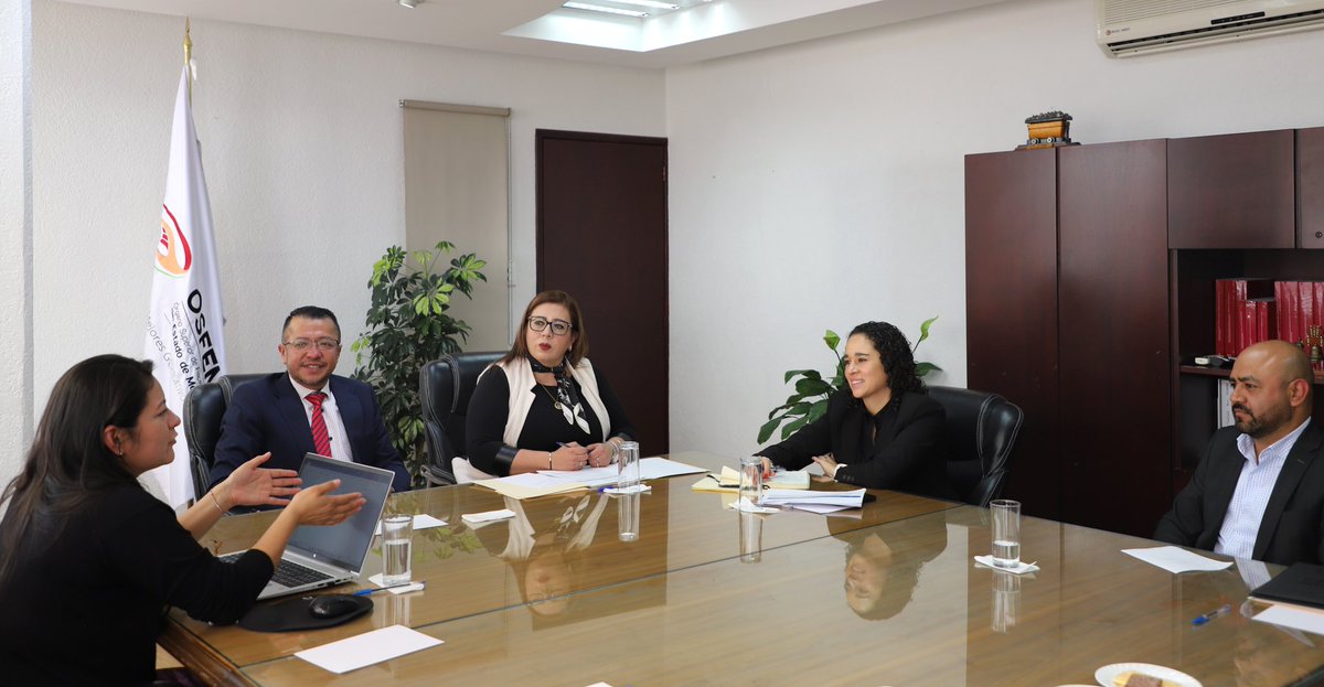 OSFEM_oficial's tweet photo. Con el fin de dar seguimiento a los procesos de fiscalización, la Auditora Superior del #OSFEM, Liliana Dávalos Ham, y la Consejera Presidenta del @IEEM_MX Amalia Pulido Gómez, sostuvieron una reunión de trabajo.

#OSFEMEdoMéx
#cuentasclarasmejoresgobiernos https://t.co/jqRn2YbVEp