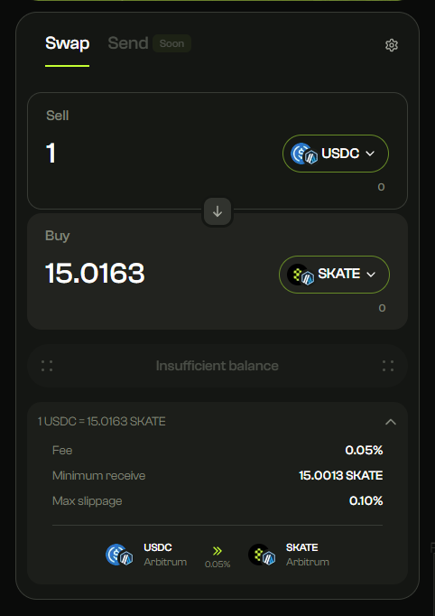 oasispearlstick's tweet photo. Skate AMMμ $SKATE / $USDC νμ΄κ° μΆκ°λλ€μ.
μ§μνλ 체μΈμ Ethereum, Arbitrum, BSC, Solana
κ° μ²΄μΈμΌλ‘ μ°κ²°νμ¬ μ€ν¬λ¦°μ·μ μ°μ΄λ΄€λλ° κ°κ²©μ΄ λμΌνκ² ν΅ν© μ λμ±μ μ 보μ¬μ£Όκ³ μλ κ² κ°μ΅λλ€.
@skate_chain @SkateIntern
#SkateAMM #SkateChain #StatelessApplication #UnifiedLiquidity