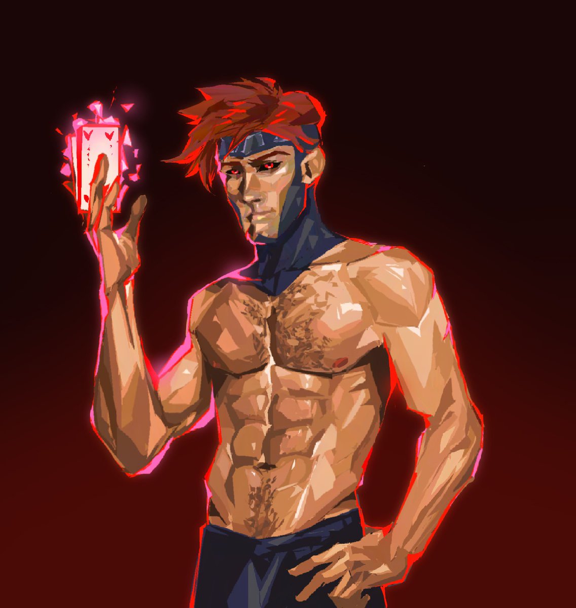 SpicyGayChaos's tweet photo. Sexy gambit pinup I painted today ;)

#xmen #Gambit https://t.co/ZdmNhszzQu