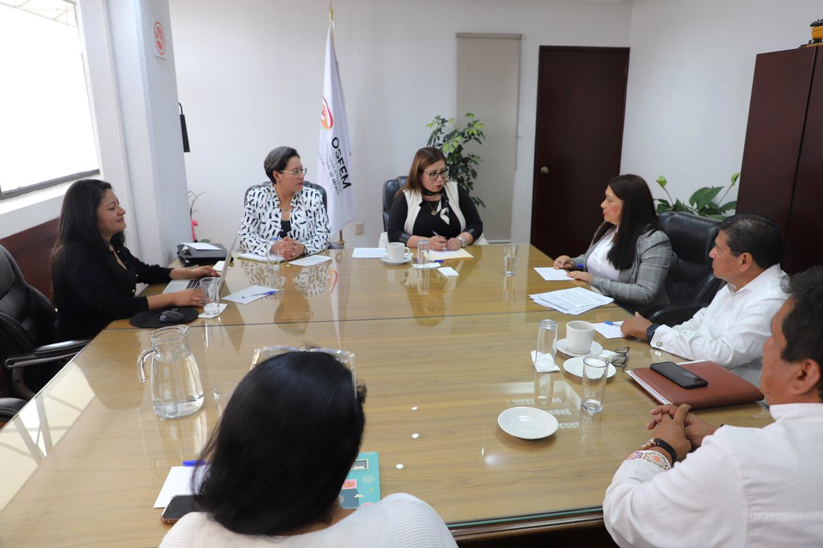 OSFEM_oficial's tweet photo. La Auditora Superior de Fiscalización del #OSFEM, Liliana Dávalos Ham, sostuvo un encuentro con la alcaldesa de #Amanalco de Becerra, Iris Loreto Gómez, y su equipo de colaboradores. Entre los temas comentados, estuvo el del cumplimiento de obligaciones periódicas.

#OSFEMEdoMéx https://t.co/zOmR9NKHMT