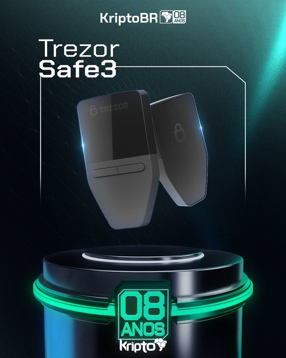 🔐 Trezor Safe 3
Segurança de verdade. Design moderno e a Pronta Entrega.

🎉 KriptoBR – 8 anos protegendo mais de 500 mil clientes com suporte técnico em português e confiança total.

🎓 +17 mil alunos
🌍 Maior revenda de carteiras físicas do mundo

👉 Compre agora: