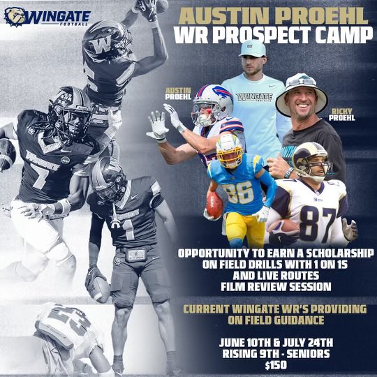 Da’Kari Hughes (@dakarihughes07) on Twitter photo I will be attending the <a href="/WingateFb/">Wingate Bulldogs Football</a> WR Prospect Camp tomorrow 6/10/25. I can’t wait to showcase my skills <a href="/AustinProehl11/">Austin Proehl</a> <a href="/RickyProehl/">Ricky Proehl</a> <a href="/CoachUlassin/">Nick Ulassin</a> I will be attending the <a href="/WingateFb/">Wingate Bulldogs Football</a> WR Prospect Camp tomorrow 6/10/25. I can’t wait to showcase my skills <a href="/AustinProehl11/">Austin Proehl</a> <a href="/RickyProehl/">Ricky Proehl</a> <a href="/CoachUlassin/">Nick Ulassin</a>