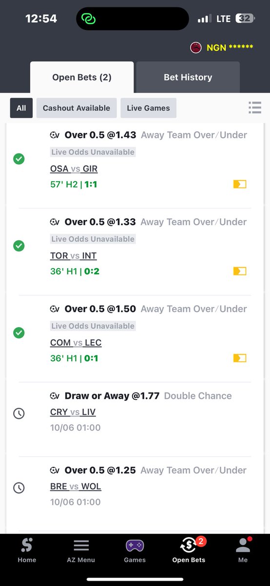 Talented_virtua's tweet image. First 55 Retweet gets ₦5,000 when we boom this banker..

3 games in ✅✅