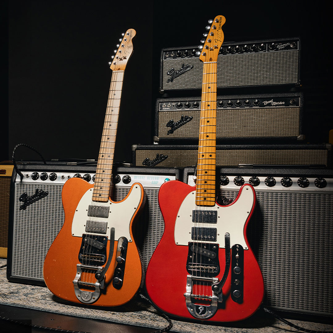 bananasatlarge's tweet image. New! Fender Stories Collection Mike Campbell Red Dog Telecaster—an homage to Mike’s iconic 1972 Red Dog Telecaster featured on the Damn the Torpedoes track “Refugee”. @Fender 
More info or give us a call! Link in the replies.
#BananasatLarge #Fender #guitar #gear #BayArea