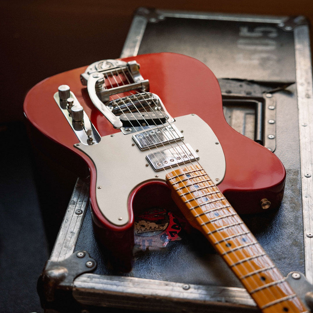 bananasatlarge's tweet image. New! Fender Stories Collection Mike Campbell Red Dog Telecaster—an homage to Mike’s iconic 1972 Red Dog Telecaster featured on the Damn the Torpedoes track “Refugee”. @Fender 
More info or give us a call! Link in the replies.
#BananasatLarge #Fender #guitar #gear #BayArea