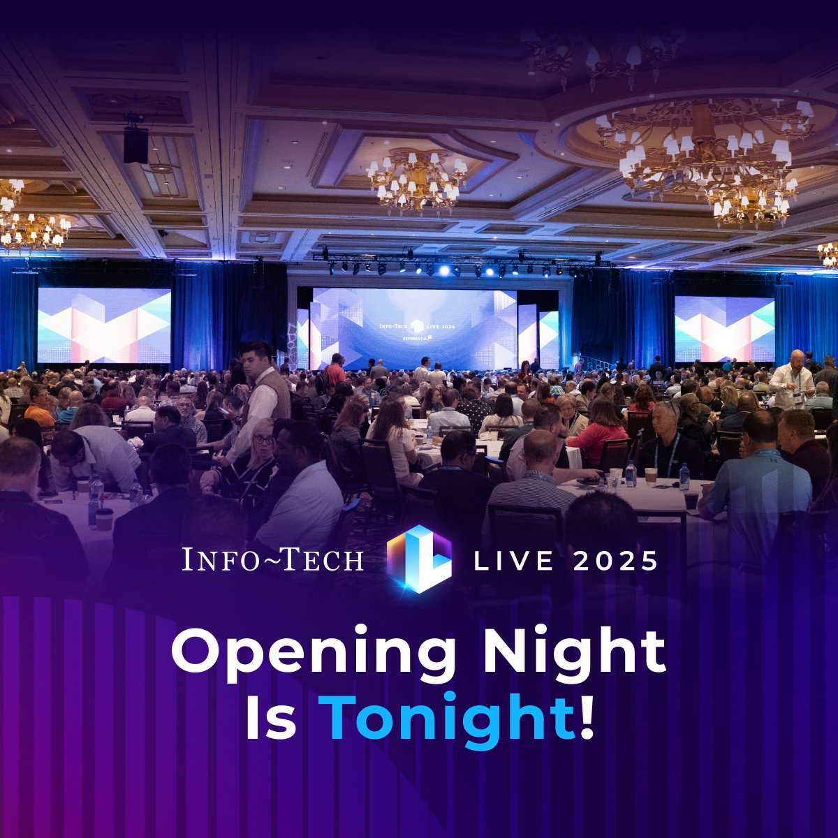infotechRG's tweet photo. Opening night is tonight!
We’re excited to welcome you to #InfoTechLIVE 2025 — the most exciting tech conference of the year. https://t.co/dqpFTxL9ws