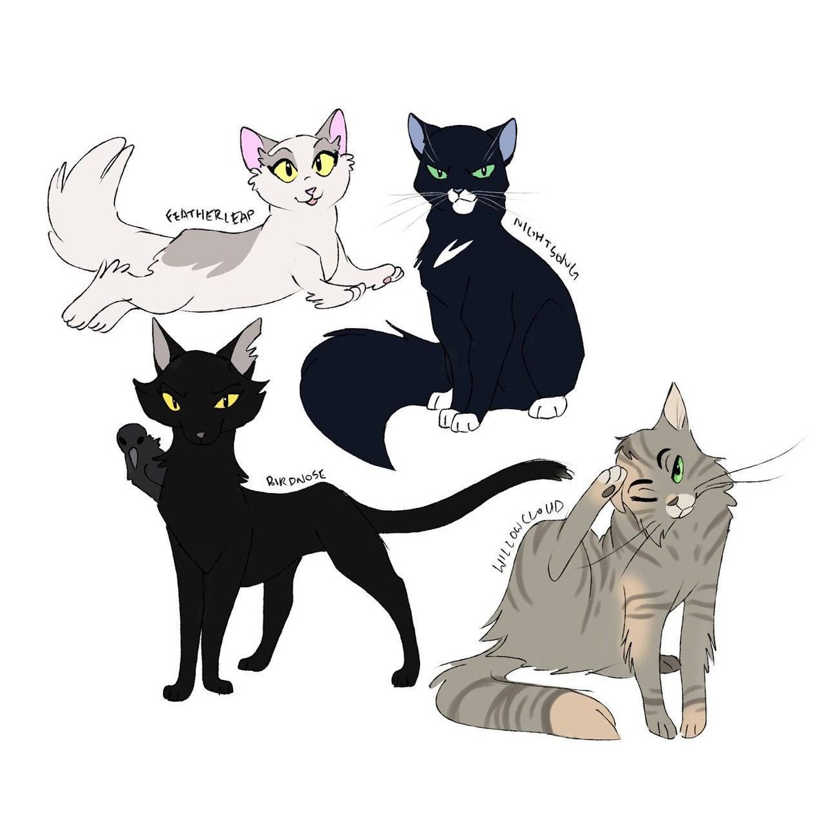 Ribbon 🎀 ➡️ 🦋 (@ribbontini) on Twitter photo very quick lil warmup doodles based on the Warrior Name activity sheet 😽💖 very quick lil warmup doodles based on the Warrior Name activity sheet 😽💖