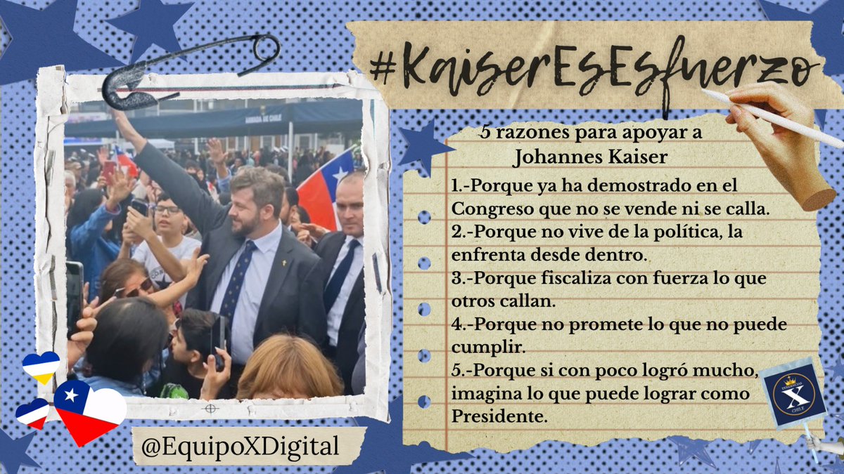 Están nerviosos porque un chileno común puede llegar a La Moneda.
No lo pueden controlar, no lo pueden comprar.
#KáiserEsEsfuerzo #Káiser2026
