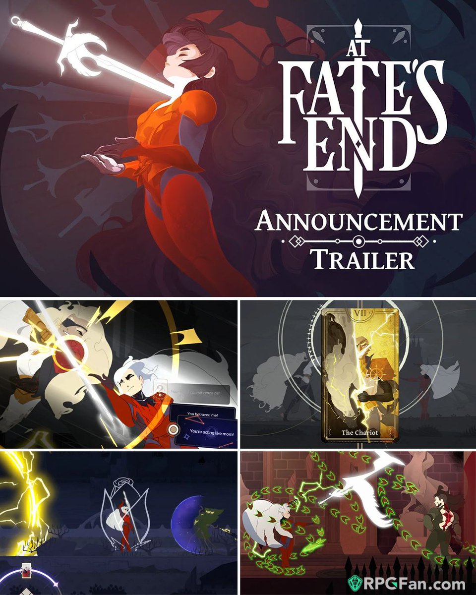 rpgfancom's tweet photo. From the creators of the VERY cozy #Spiritfarer comes the VERY slash-y #AtFatesEnd! ⚔️  With a killer hand-drawn style and compelling set-up, check out this action #RPG arriving next year.

Details + Trailer: https://t.co/IAqW5juFGn https://t.co/3Ugb8OXHbH