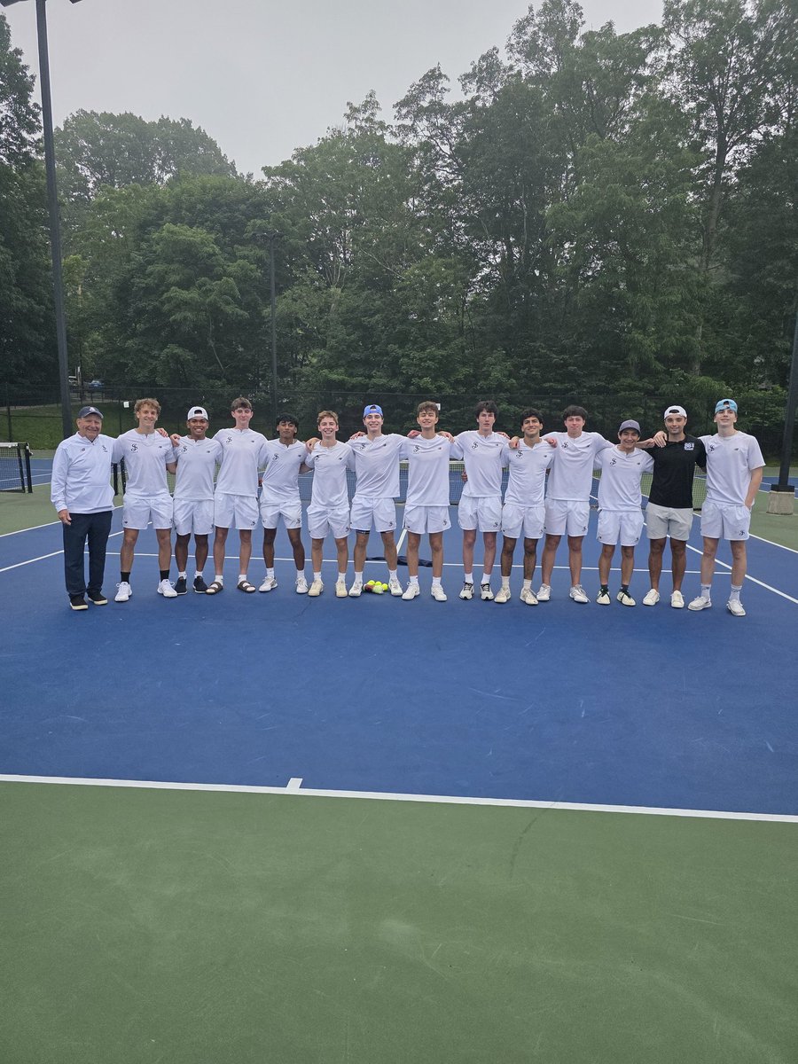First Doubles clinches for the Prep in 3 sets! On to the finals on Saturday vs Lexington  at MIT time yet to be determined. 
43 match win streak intact!
Lets go Prep!