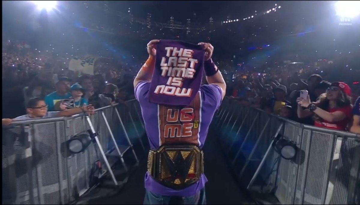 THE GOAT. OUR WWE UNDISPUTED CHAMPION HAS ARRIVED.