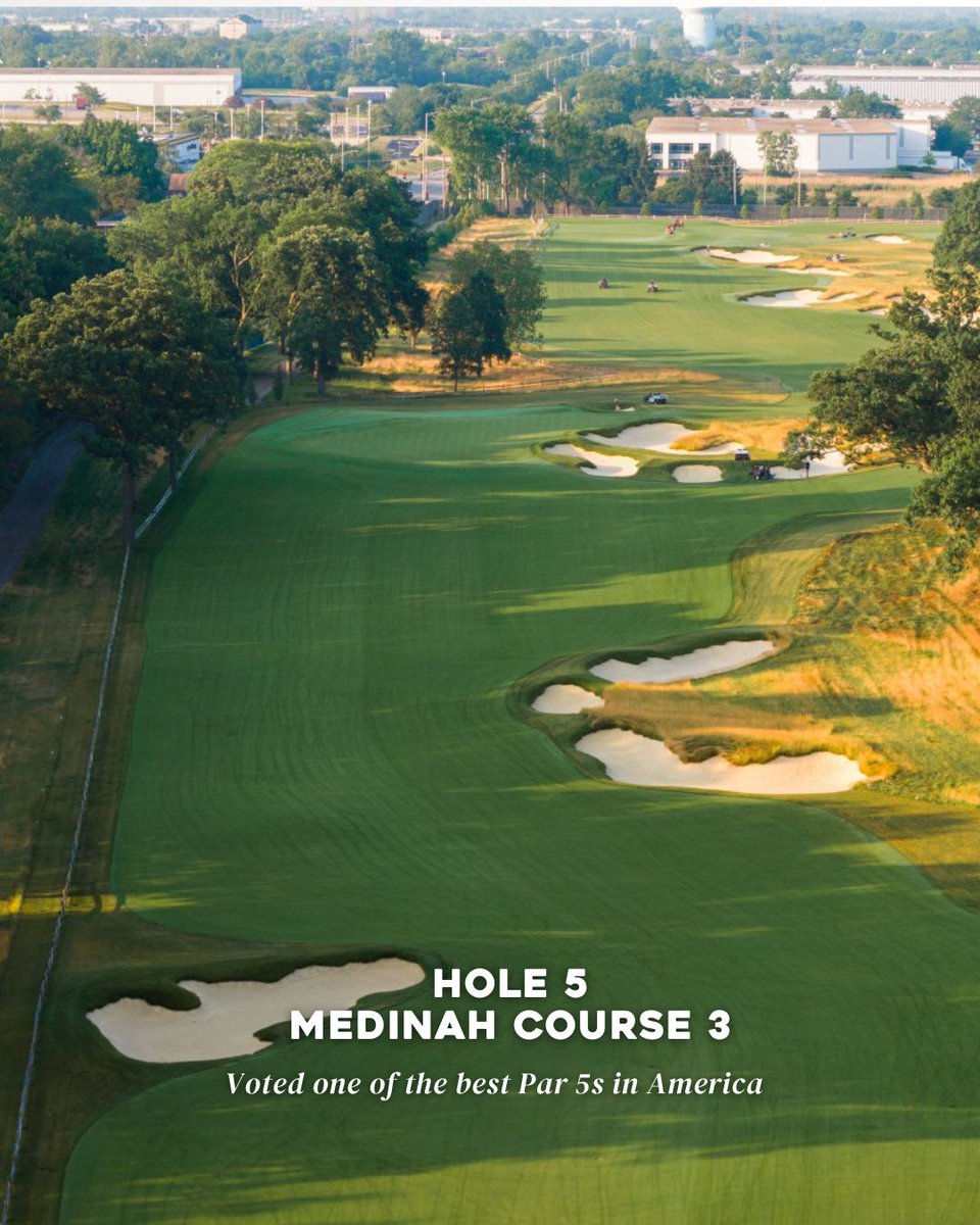 OCMGolf's tweet image. Golf Magazine have voted our renovated Par 5, 5th and the new Cape style Par 4, 16th we created at @MedinahCC among the best 100 holes in America.