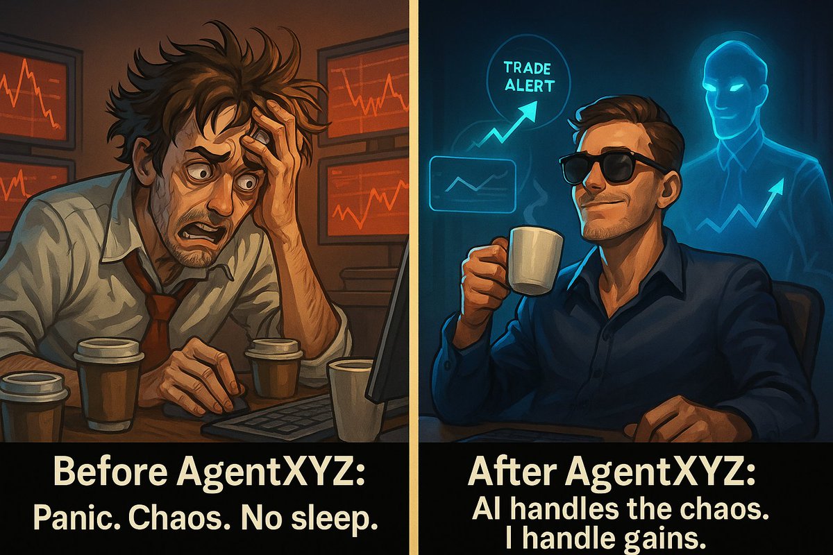 adache_daniel's tweet photo. Turn Chaos into Clarity with AgentXYZ ๐ง
Manual trading often feels like a guessing gameโhours of screen time, emotional swings, and missed exits. But it doesnโt have to be that way. With @AgentXYZ_ai,
#AgentXYZ #AITrading #CryptoEdge #TradeSmarter #MarketTools #NextGenTrading https://t.co/xjVwWiG6Kw