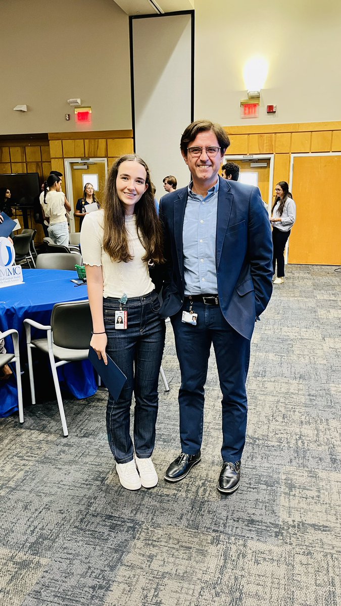 JorgeEVidal1's tweet image. Wonderful kickoff to the MSRP and SURE programs at @UMMCnews and @GradSchoolUMMC. We appreciate the support of the next generation of scientists and physicians.
A warm welcome to Daniel Kerr (UMMC, MSRP fellow) and Ella Bennett (Harvard, SURE fellow) as they join the Vidal Lab!
