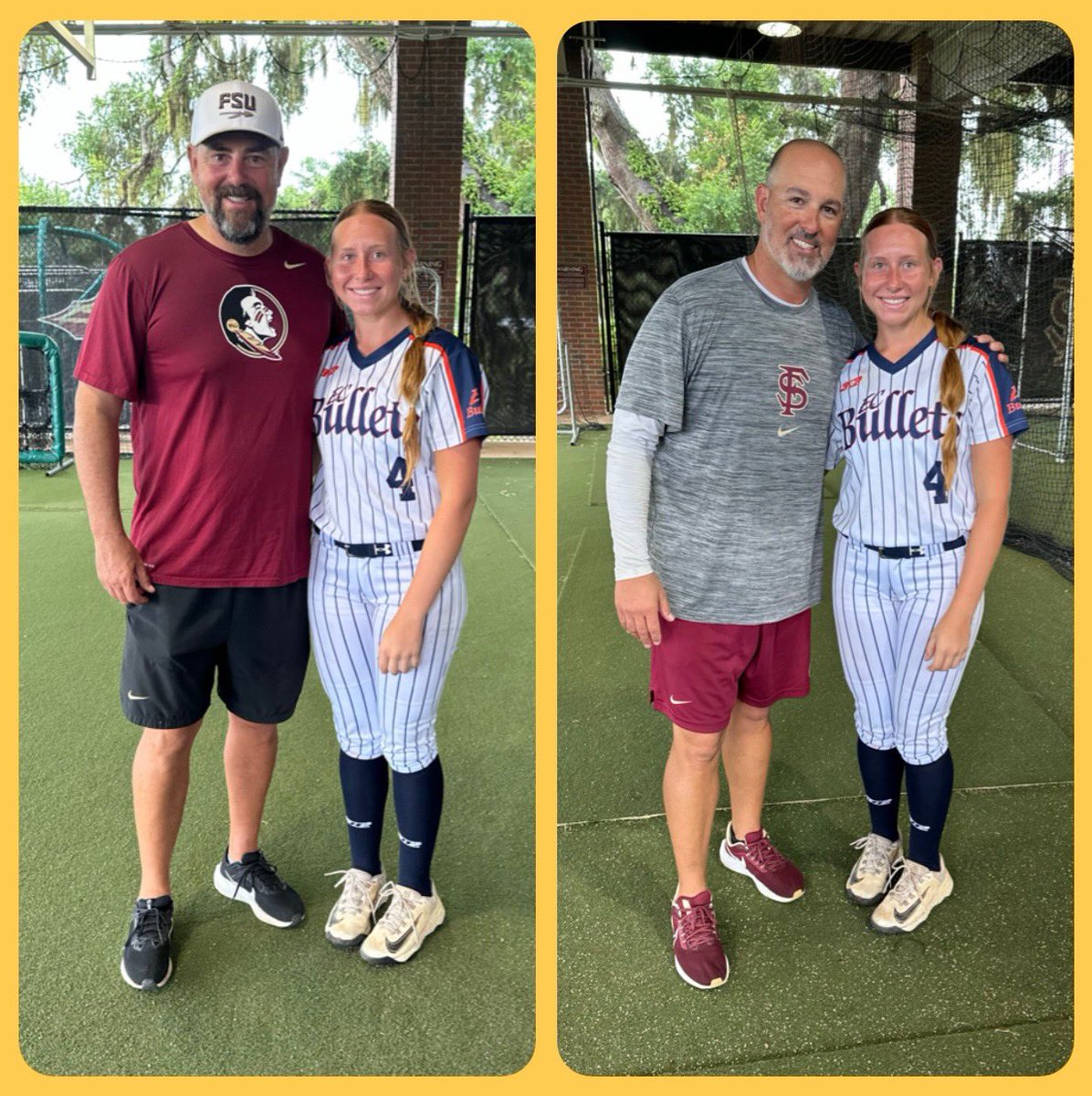 Jenna Rapp-2027 (@jenna_m_rapp) on Twitter photo Had a fun time today <a href="/FSU_Softball/">Florida State Softball 🥎</a> camp!!Thank you <a href="/Coach_Alameda/">Lonni Alameda</a> <a href="/FSU_CoachWilson/">Travis Wilson</a>
<a href="/TCam_FSUSB/">Troy Cameron</a> & <a href="/KylerHolton08/">Kyler Holton</a> for the opportunity! Had a fun time today <a href="/FSU_Softball/">Florida State Softball 🥎</a> camp!!Thank you <a href="/Coach_Alameda/">Lonni Alameda</a> <a href="/FSU_CoachWilson/">Travis Wilson</a>
<a href="/TCam_FSUSB/">Troy Cameron</a> & <a href="/KylerHolton08/">Kyler Holton</a> for the opportunity!
