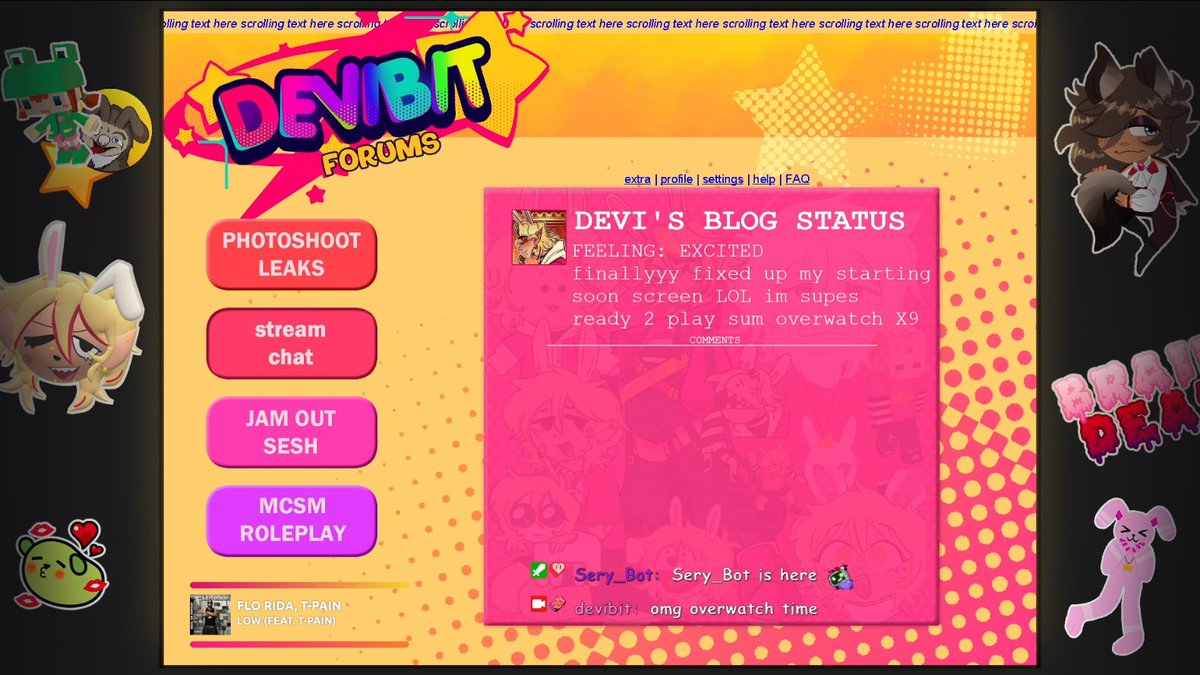 devibits's tweet image. playing overwatch starting soon screen is UP