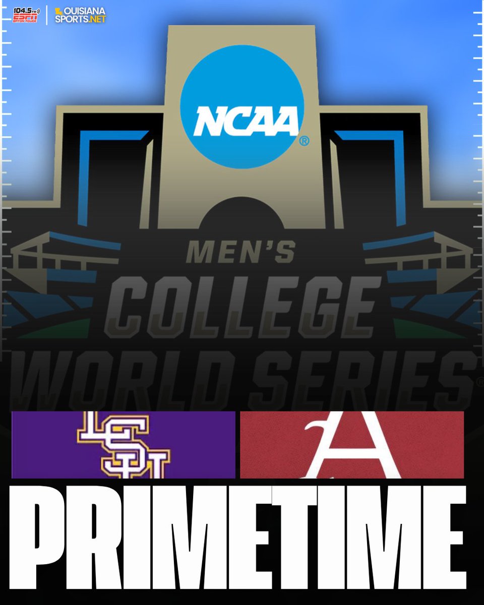 ICYMI: LSU-Arkansas set for primetime Saturday

DETAILS: louisianasports.net/lsu-arkansas-s…