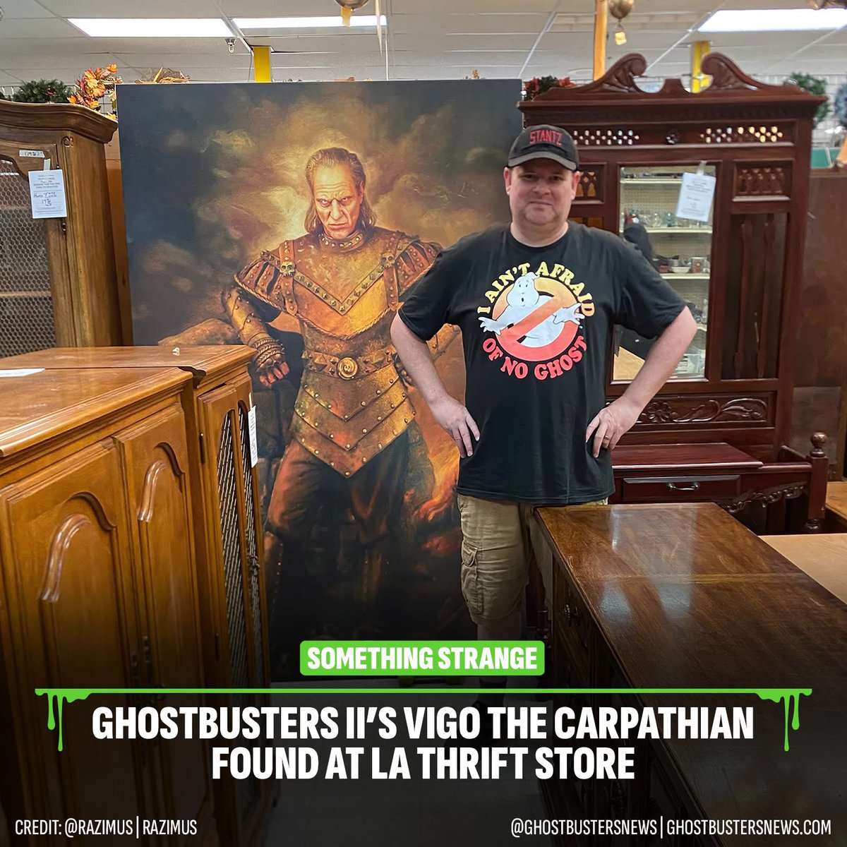 Ghostbusters II’s Vigo the Carpathian Found at LA Thrift Store: ghostbustersnews.com/2025/06/09/gho…