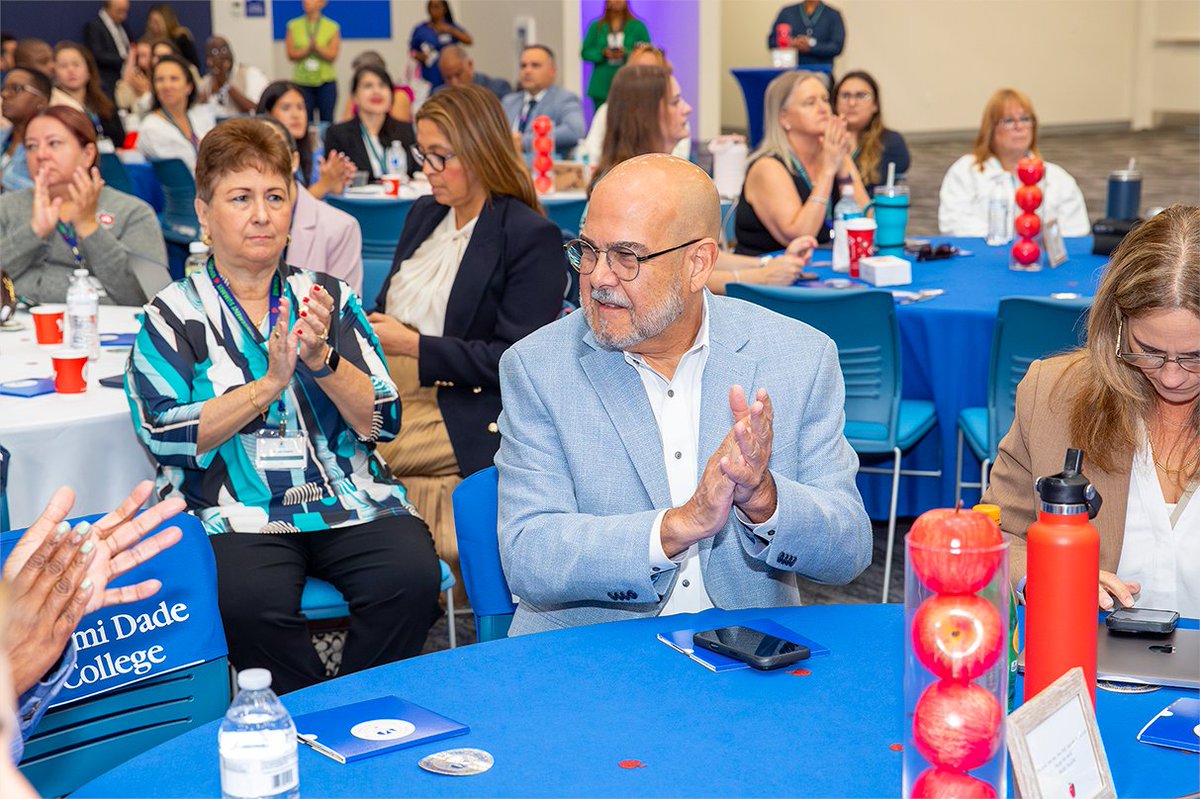 MDC’s 2025 Educator Empowerment Summit united South Florida’s top education leaders. 🌟 <a href="/mdcpresident/">Madeline Pumariega</a> and <a href="/SuptDotres/">Jose L. Dotres, Ed.D.</a> (<a href="/MDCPS/">Miami-Dade Schools</a>) sparked bold conversations on the future of education, as our new Teacher Apprenticeship Baccalaureate Program stood out as a model for future educators.