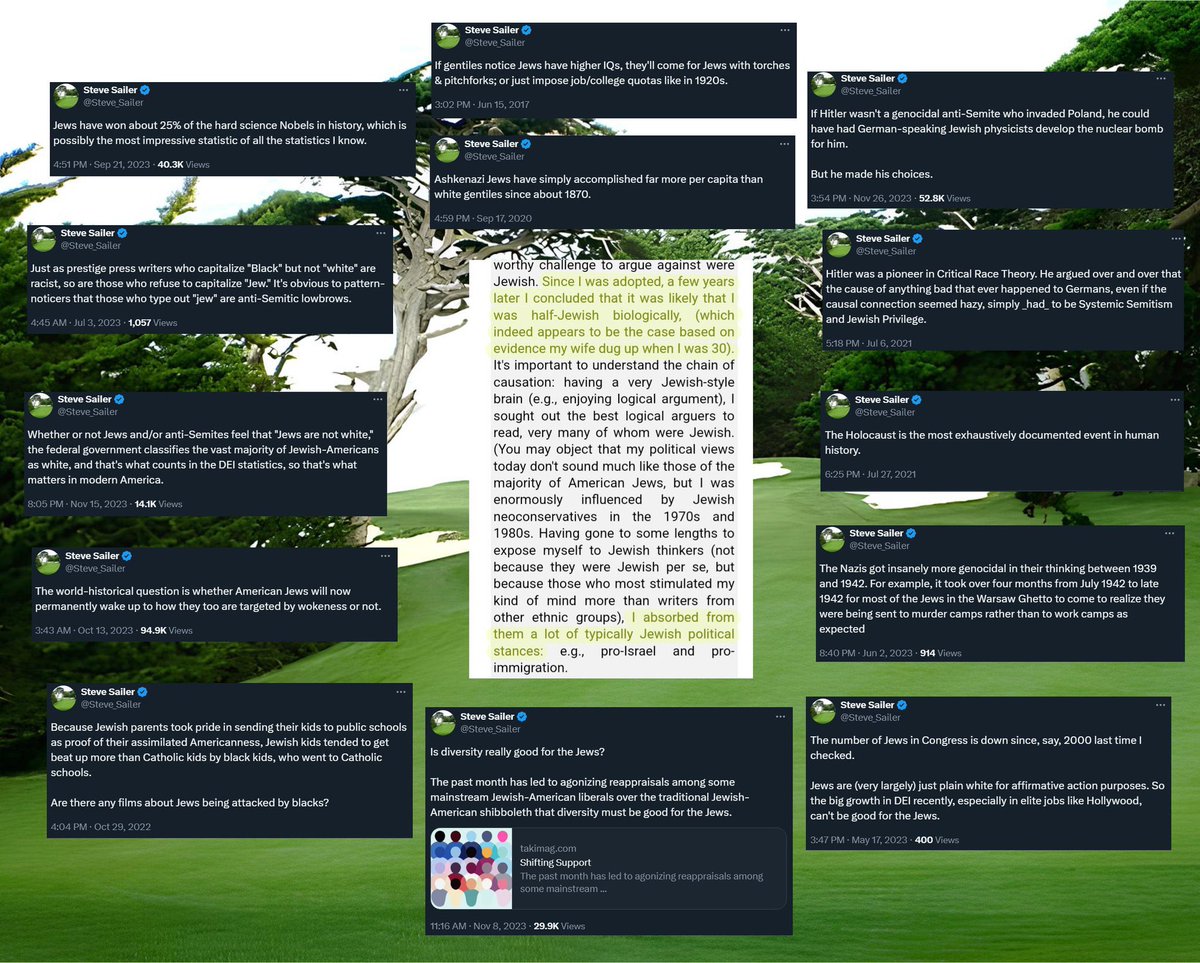 Nicholas J. Fuentes (@nickjfuentes) on Twitter photo <a href="/charliekirk11/">Charlie Kirk</a> I wonder Steve Sailer is being promoted by the mainstream all of a sudden and not Jared Taylor. It’s a mystery. <a href="/charliekirk11/">Charlie Kirk</a> I wonder Steve Sailer is being promoted by the mainstream all of a sudden and not Jared Taylor. It’s a mystery.