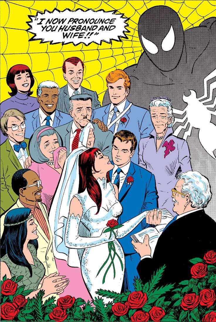on this day, peter and mj got married