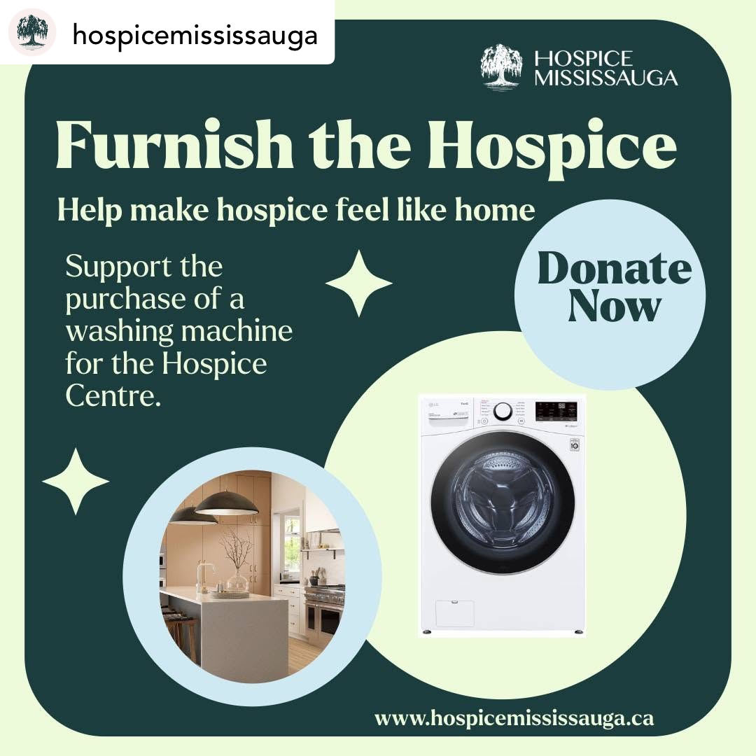 Our new hospice centre will create a warm, welcoming space where people feel cared for — just like home.

One of the simple but essential items we need is a washing machine. Donate here: loom.ly/bJZ5dhM

#FurnishTheHospice #HospiceMississauga #Community #SupportHospice