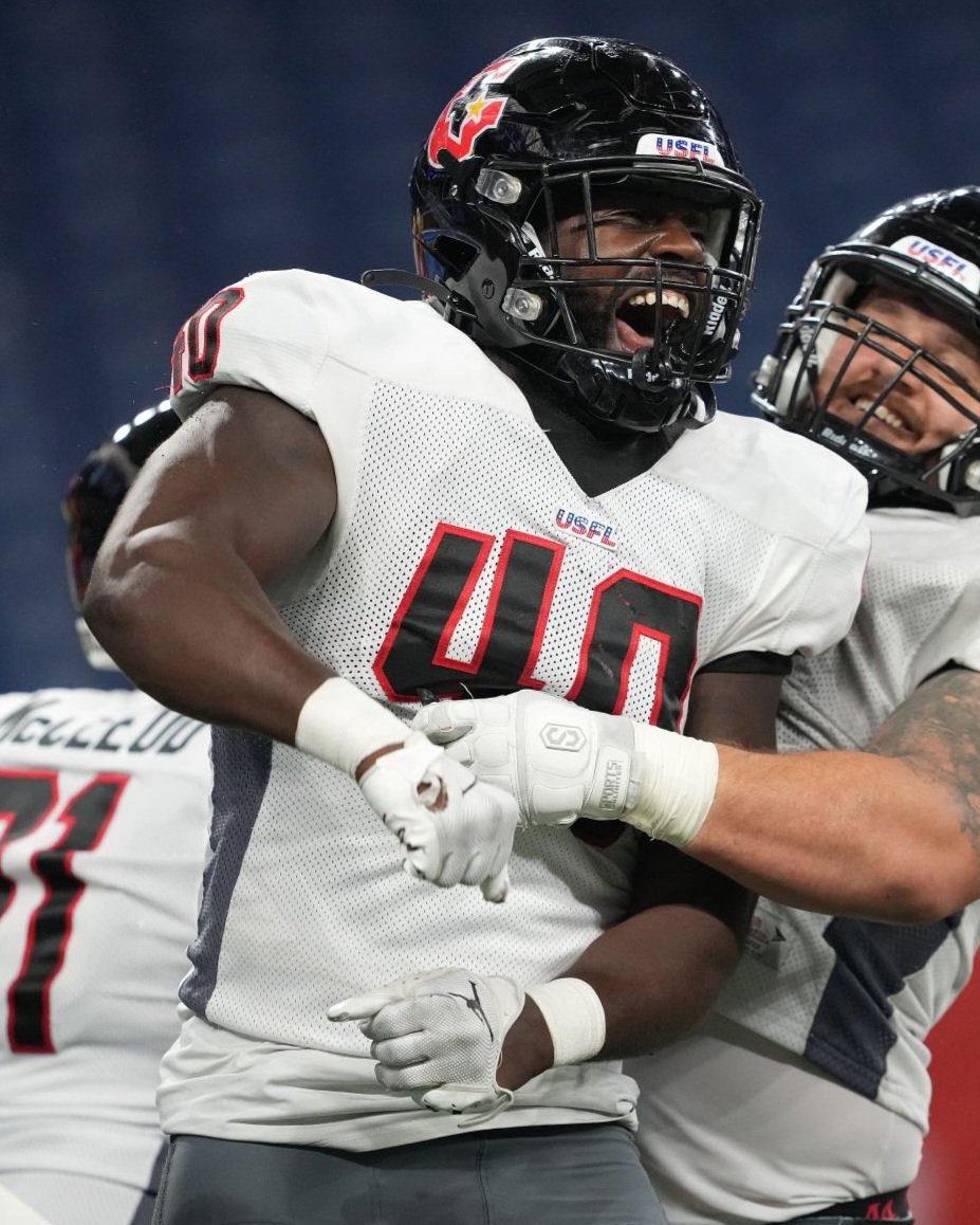 People didn't give you the respect you deserved in your time in the USFL man. The king of TFLs! Im sad to hear your football playing days are done, but am grateful to have gotten to watch you in spring ball. 

I hope all of the opportunities moving forward are fantastic brother