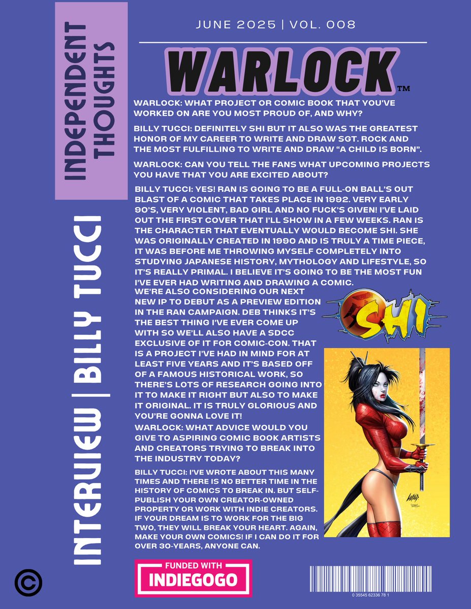 WarlockComics's tweet image. WARLOCK (Independent Comics Magazine) June | Vol. 008 Part Two (Pg5-8) #Comicsgate #ComicArt @EthanVanSciver @JonMalin @BillyTucci @__RiseAgain__ @KatyDidClips @SaltyDraws @WartTheWizard @retroboy1983 @andysmithart @gnolan12 @ArtThibert @BloodyRedBaron @aaronlopresti