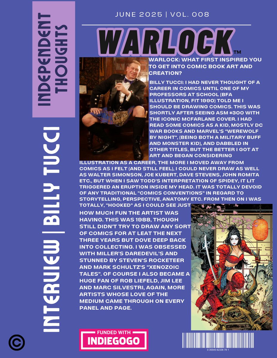 WarlockComics's tweet image. WARLOCK (Independent Comics Magazine) June | Vol. 008 Part Two (Pg5-8) #Comicsgate #ComicArt @EthanVanSciver @JonMalin @BillyTucci @__RiseAgain__ @KatyDidClips @SaltyDraws @WartTheWizard @retroboy1983 @andysmithart @gnolan12 @ArtThibert @BloodyRedBaron @aaronlopresti