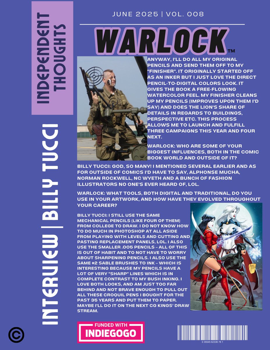 WarlockComics's tweet image. WARLOCK (Independent Comics Magazine) June | Vol. 008 Part Two (Pg5-8) #Comicsgate #ComicArt @EthanVanSciver @JonMalin @BillyTucci @__RiseAgain__ @KatyDidClips @SaltyDraws @WartTheWizard @retroboy1983 @andysmithart @gnolan12 @ArtThibert @BloodyRedBaron @aaronlopresti