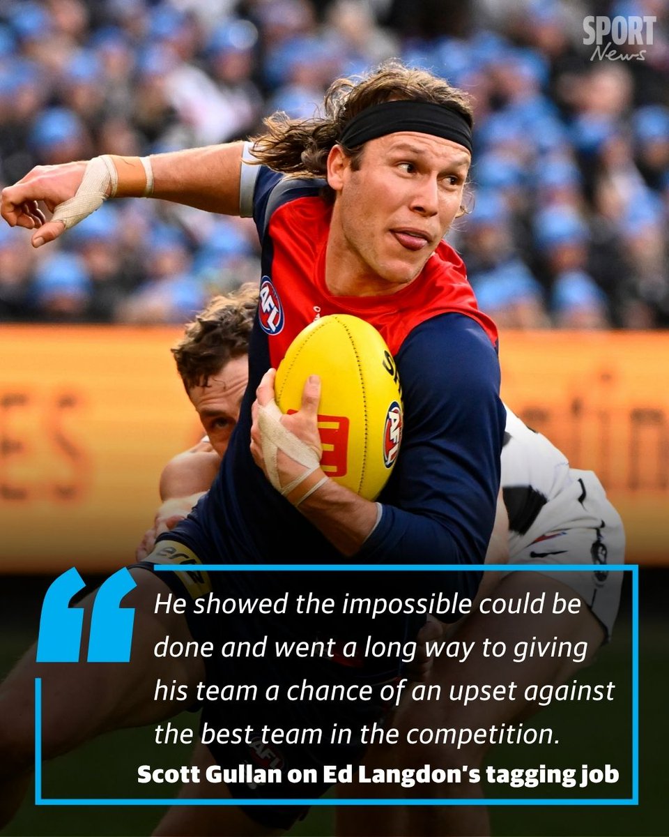 superfooty's tweet photo. Not since Tony Liberatore won the Brownlow Medal has the role of the tagger been such a talking point.

Did Melbourne show a formula?

ANALYSIS 👉 https://t.co/Gz1VT9BSpf https://t.co/vOVHFOOqD7