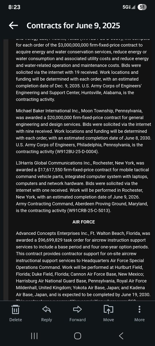 Turknator's tweet image. 6/9/25 L3 Harris awarded 17 million for Mobile Tactical Command vehicle  parts. I wonder when Palantir $pltr will get some tendies.