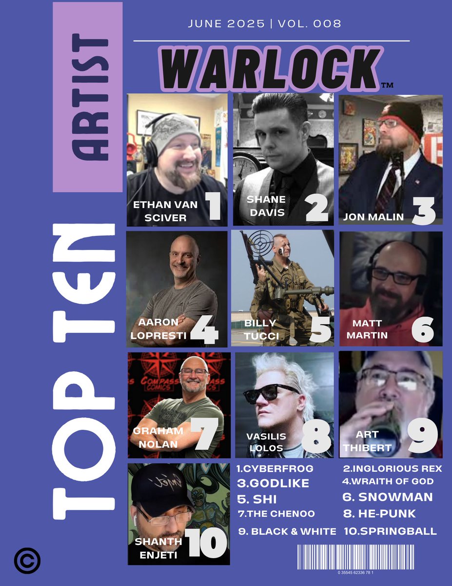 WarlockComics's tweet image. WARLOCK (Independent Comics Magazine) June | Vol. 008 Part One (Pg1-4) #comics #Comicsgate
@EthanVanSciver @shanedavisart @JonMalin @BillyTucci @gnolan12 @aaronlopresti @EnjetiArt @WartTheWizard @dickandcomix @DanLawlis @__RiseAgain__ @ArtThibert @VLolosOfficiel @MarkWahhhid