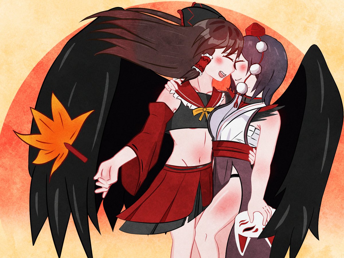 Reimu is the kind of boss that you would want to work overtime for, just ask Aya!
#東方Project #博麗霊夢 #射命丸文