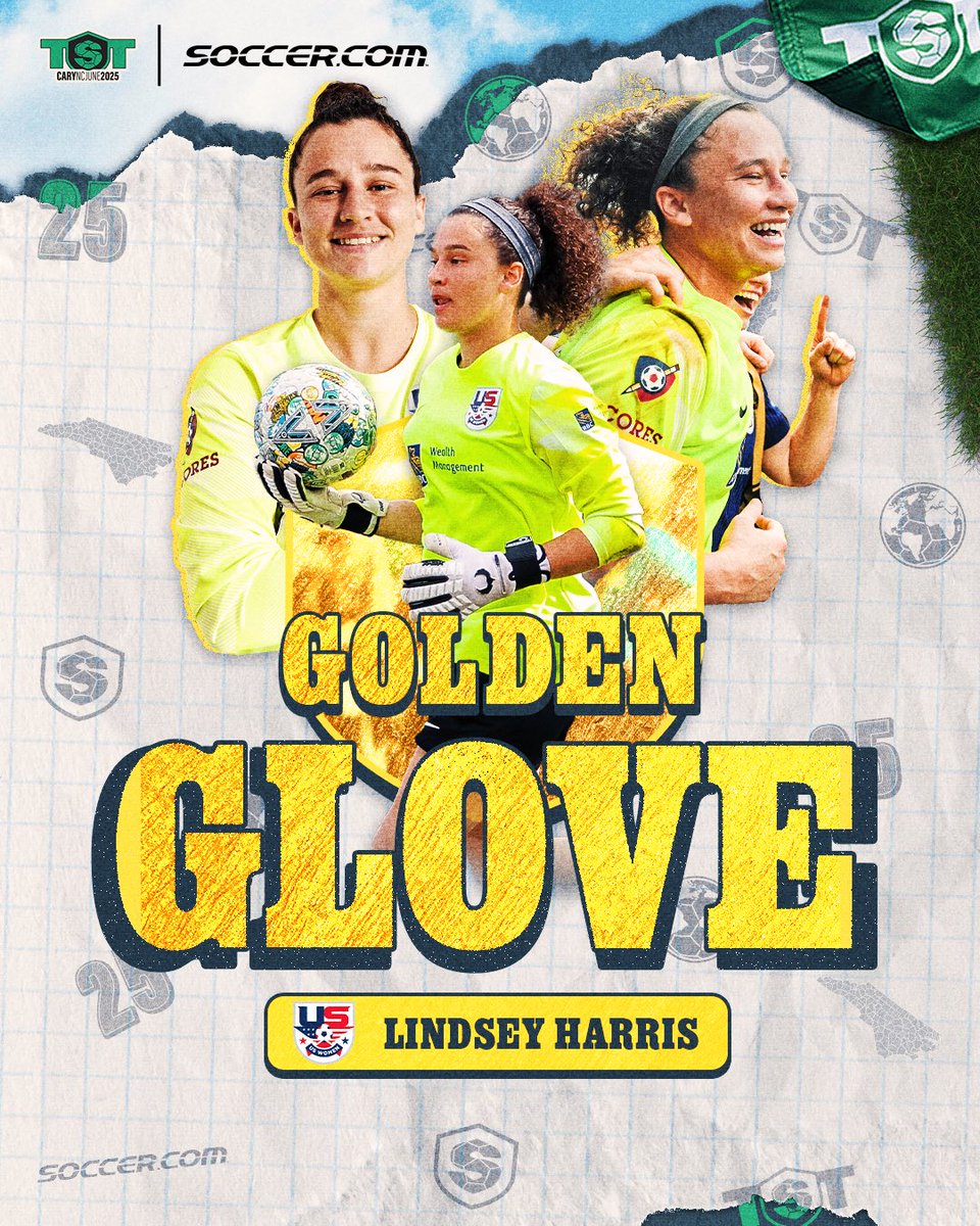 TST (@tst7v7) on Twitter photo YOUR TST 2025 WOMEN’S GOLDEN GLOVE:
🧤Lindsey Harris - US Women
- Presented by <a href="/soccerdotcom/">SOCCER.COM</a> YOUR TST 2025 WOMEN’S GOLDEN GLOVE:
🧤Lindsey Harris - US Women
- Presented by <a href="/soccerdotcom/">SOCCER.COM</a>