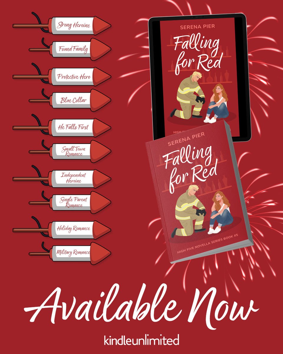Falling for Red by @SerenaPierWrites is now LIVE!
Download today or read for FREE with Kindle Unlimited!

books2read.com/Falling-for-Red

#StrongHeroine #ProtectiveHero #SmallTownRomance #SingleParentRomance #HolidayRomance #MilitaryRomance @greyspromo