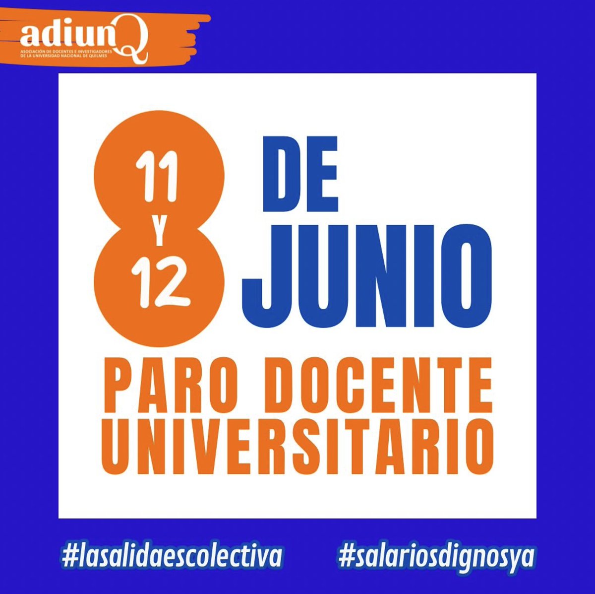 Comienza esta semana un plan de lucha por y para la defensa de nuestro derecho a ganar un sueldo digno como docentes universitarios/as, para exigir un presupuesto que permita un funcionamiento adecuado de las universidades nacionales 
+ Info instagram.com/p/DKszgN3xcZ7/
<a href="/PrensaCONADU/">CONADU</a>