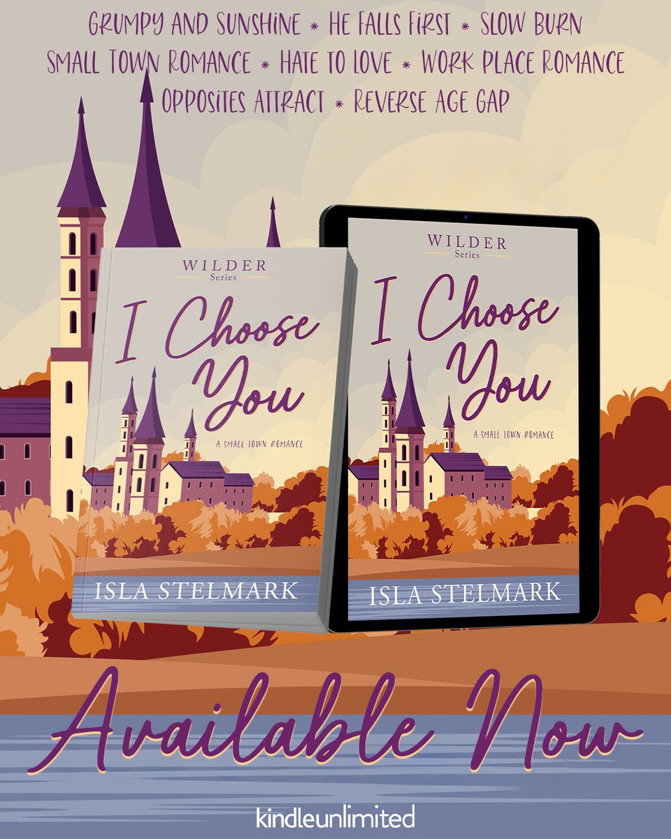 I Choose You by @islastelmark_author is now LIVE!
Download today!

books2read.com/I-Choose-You

#ContemporaryRomance #GrumpyandSunshine #SmallTownRomance #WorkplaceRomance #OppositesAttract #ReverseAgeGap @greyspromo