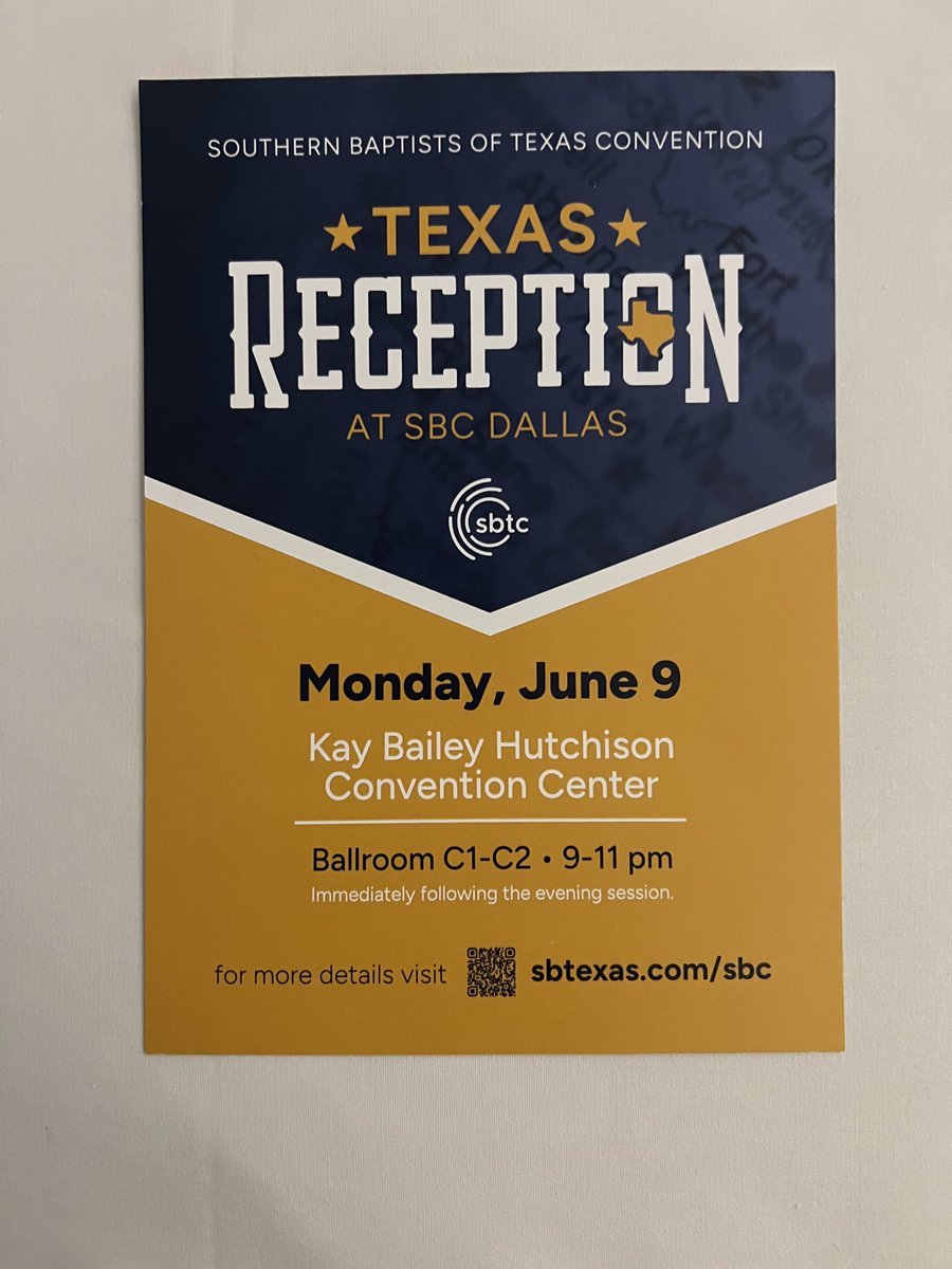 Jim Richards (@richardsjim) on Twitter photo If you are at #SBC25, join us for a time of fellowship and food. <a href="/_SBTC/">Southern Baptists of Texas Convention</a> If you are at #SBC25, join us for a time of fellowship and food. <a href="/_SBTC/">Southern Baptists of Texas Convention</a>