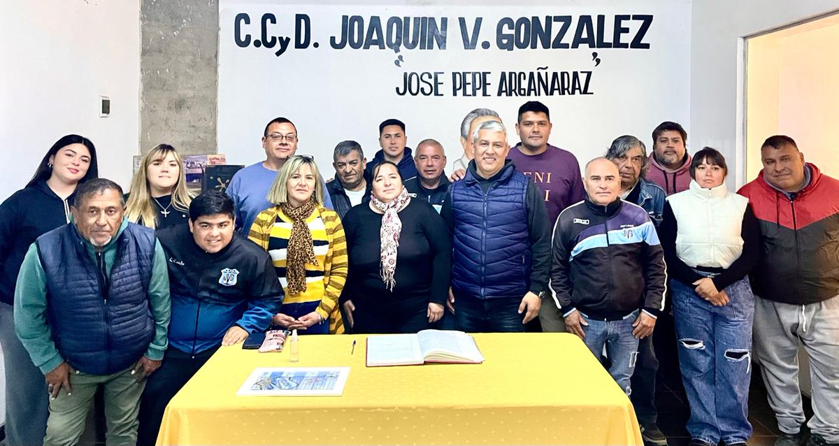 Nos reunimos con  la comisión directiva del Club Joaquín Víctor González de Nonogasta Depto. Chilecito, después de llevarse a cabo el gran bingo a beneficio de dicha institución, hoy acordamos programar una agenda de trabajo en conjunto que beneficie a la comunidad🍀