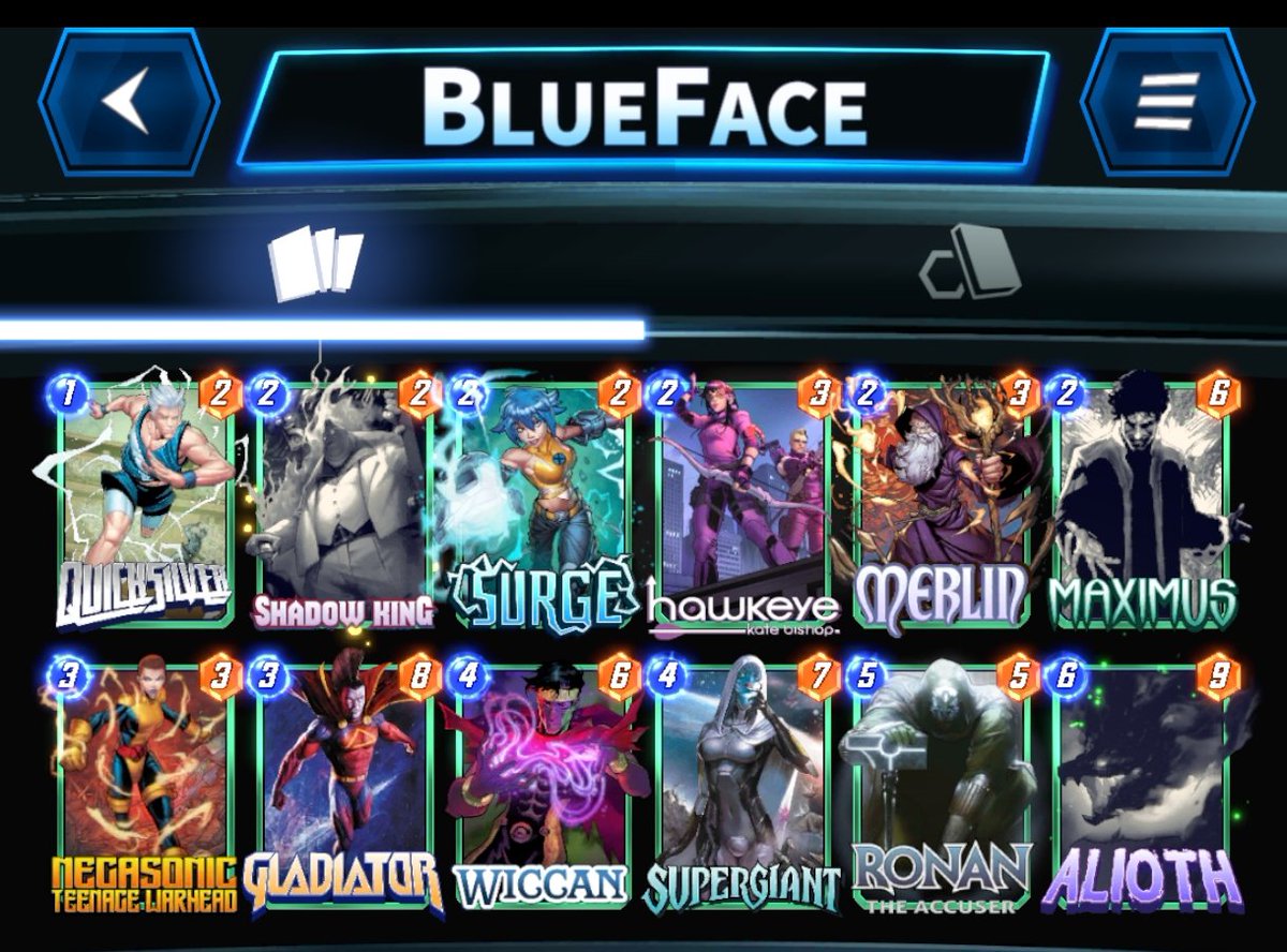 RabbitSweetHS's tweet image. #MarvelSNAP:Golden Gaunrlet II
I won 8th place!
Swiss rounds 8-2 #16/869
Single elimination #8/16
I used the "SuperRonan" deck.
Next time I will win. 

RabbitSweet will return.