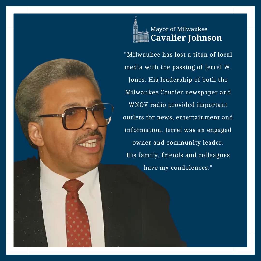 My Statement on the Passing of Jerrel W. Jones.