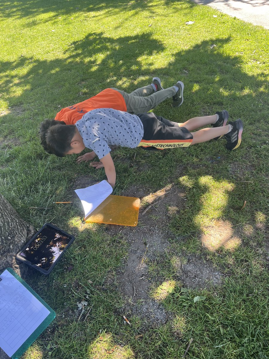 burnsmelissa1's tweet image. As part of our measurement unit, students timed how many tasks they could do in a minute—jumping jacks, pushups, name writing, and more! A fun way to explore time and take math outdoors! ⏱️☀️ #sd38learn