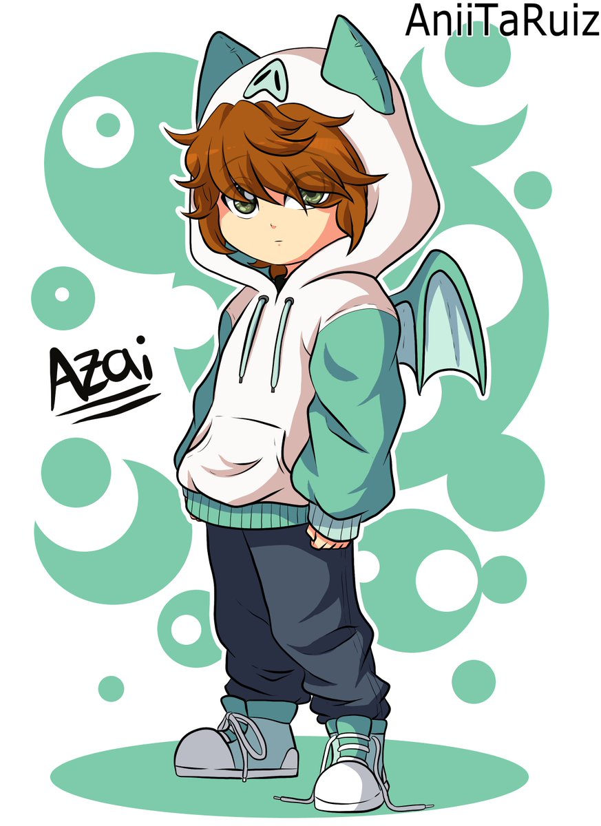 aniitaruizz5's tweet image. este es  Azai un niño humano que le encant alos muscielago y a batman .w.  y son amigos con elia =w= 

#lovedrune 
#cursetale