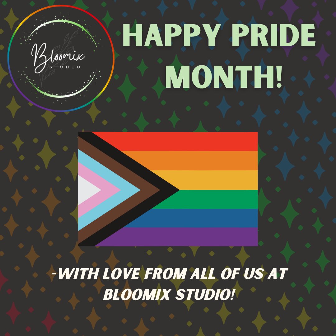 Happy Pride! Please keep your eyes peeled for some shoutouts of our wonderful LGBTQIA2+ members in Bloomix in the coming weeks!