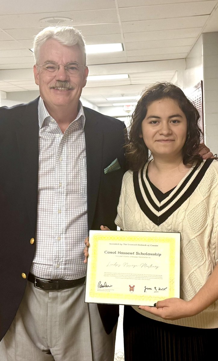 PipesofXmas's tweet photo. Congratulations to Lindsay Noriega-Martinez, 2025 recipient of our Carol Hassert Memorial Scholarship for the Fine Arts.
Proceeds from our concerts fund this and many other scholarships and programs in the US, Canada and Scotland. @summitnjnews #summitnj #hassertscholarship https://t.co/yJWySfXjgb