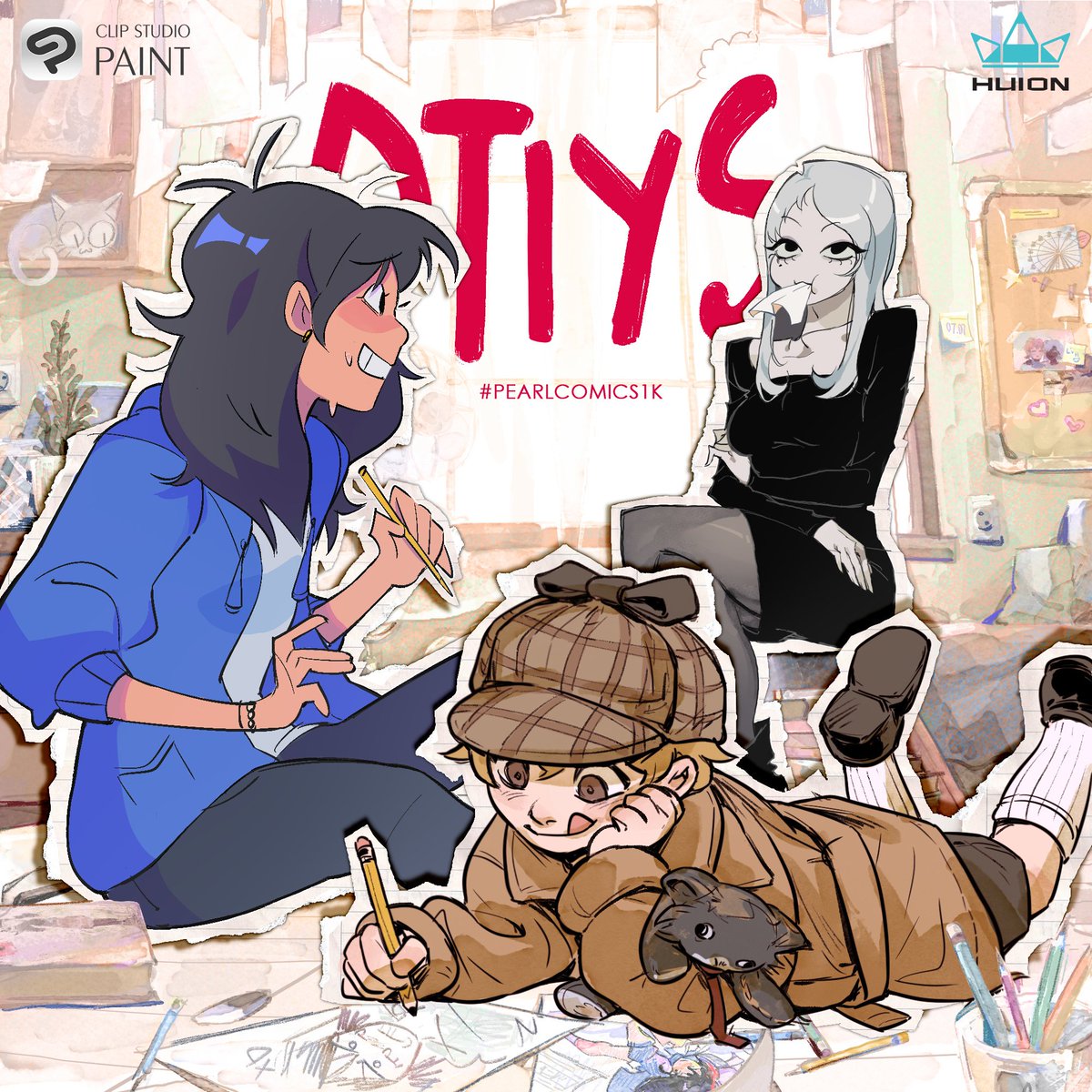 Pearlcomics's tweet image. PEARL X @clipstudiopaint , @HuionTab DITYS
ft. @catcaked, @totallyoyo, @/kanyctik
Deadline: July 9th at 11:59 PM EST.
#ditys #dityschallenge #drawthisinyourstyle #indiecomics #clipstudiopaint #huion
