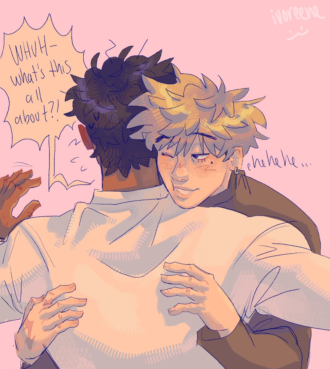 ivoreene's tweet image. colored this doodle from last week heh. i need them to hug under normal circumstances #vashwood