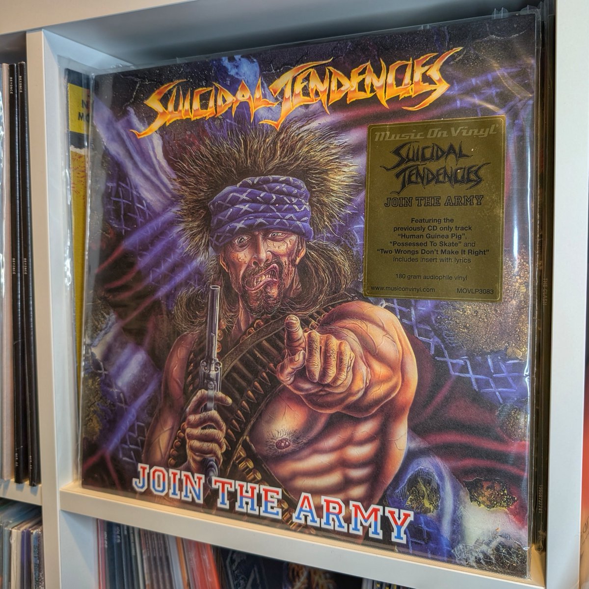 PSquidRecords's tweet photo. Join the Army is the second studio album by American crossover thrash band Suicidal Tendencies. 

https://t.co/yvnIz1NwRE

#SuicidalTendencies
#JointheArmy
#Vinyl
#VinylRecords
#VinylReissue
#NowSpinning https://t.co/tHUKNUliep