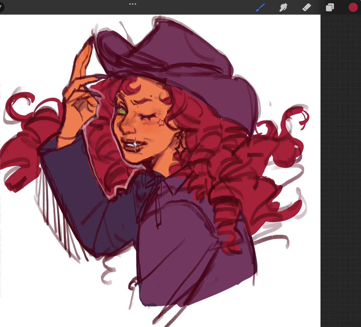hobiiecoreee's tweet image. some starfire sketches ✨
#Starfire #teentitans #art #digitalart